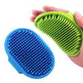 Dog Grooming Brush, Lilpep Pet Shampoo Bath Brush Soothing Massage Rubber Comb by PetSupplies