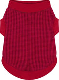 Cozy and Functional Dog Shirts for Small Puppies: Stretchable Wine Red Attire by Paiaite