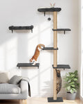 FUKUMARU Cat Wall Shelves, Stable Wall Mounted Cats Furniture Set, Kitten by FUKUMARU