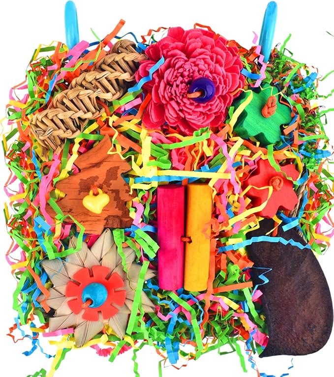 KATUMO Bird Toys, Parakeet Toys Bird Grass Mat Parrot Shredder Toys Lovebird by KATUMO