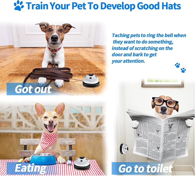 2 Pack Dog Doorbells, Pet Training Bells - Image 5