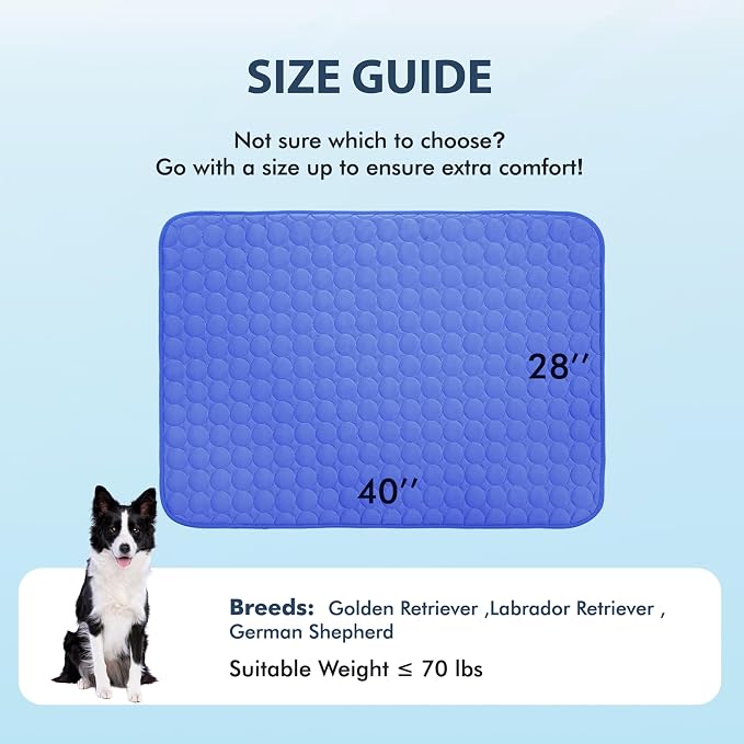 MICROCOSMOS Summer Cooling Mat & Sleeping Pad- Water Absorption Top, Easy Carry - Image 7