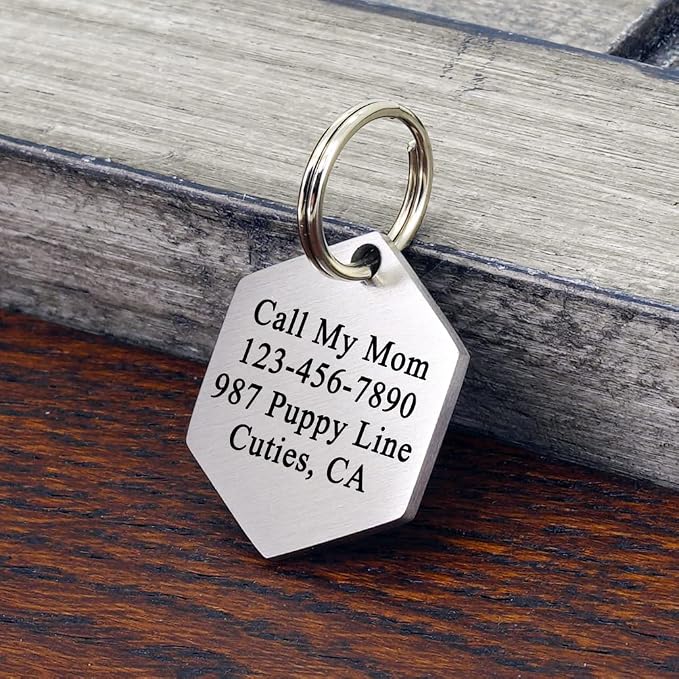 Ultra Joys Stainless Steel Pet ID Tag - Image 2