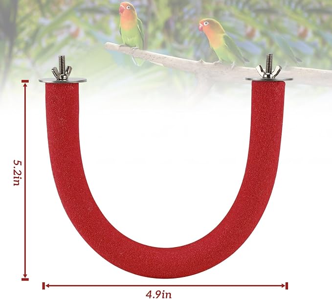 Rypet U Shape Parrot Perch Stand Toy - Image 2