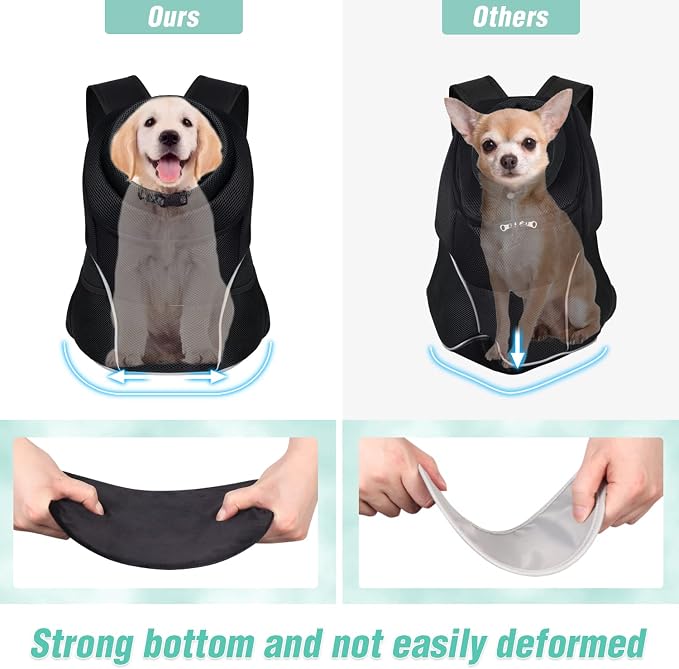 YUDODO Dog Front Carrier Backpack, Adjustable Breathable Pet Carrier - Image 7
