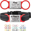 Custom Slide On Pet Tag ID, Fancy Silent Dogs & Cats Personalized No Jingle by Pawnimals