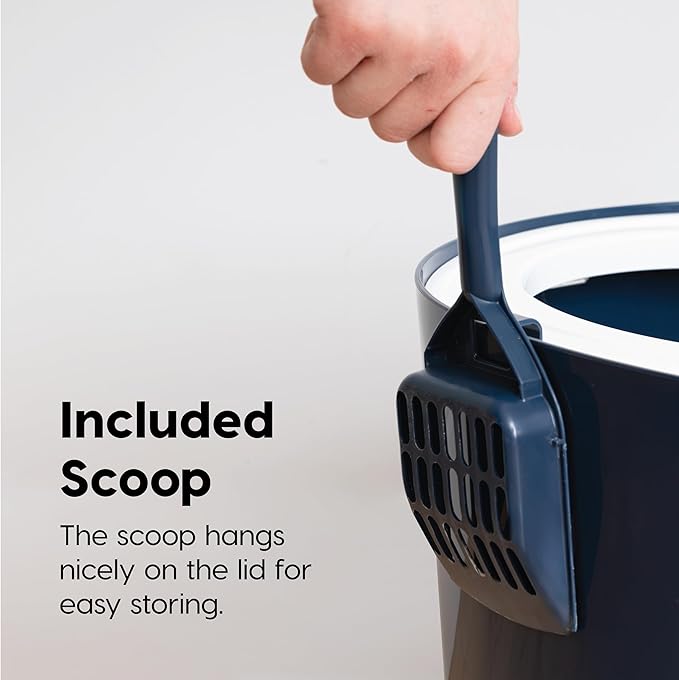 IRIS USA Cat Litter Box, Large Top Entry - Image 6