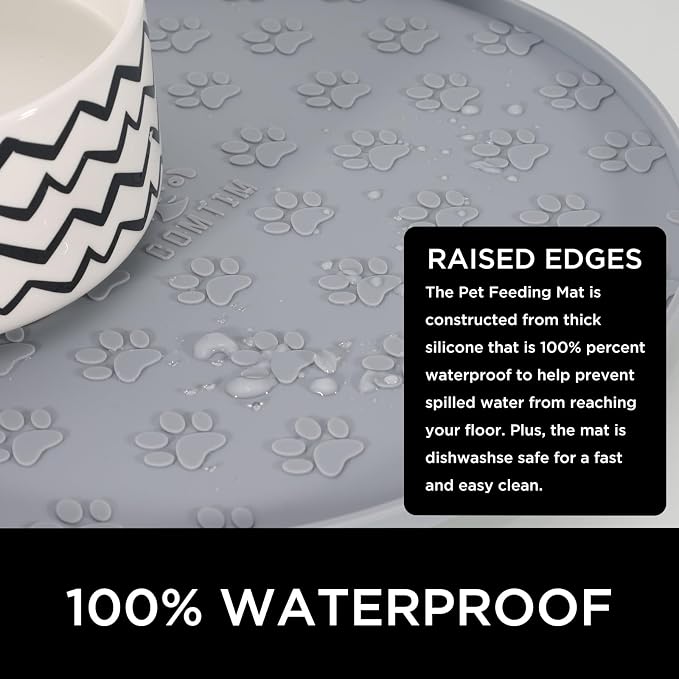 Comtim Waterproof Dog Food Mat - Image 2
