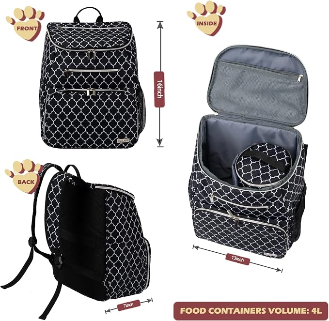BAGLHER Dog Travel Bag Backpack, Airline Approved Pet Supplies Backpack - Image 3