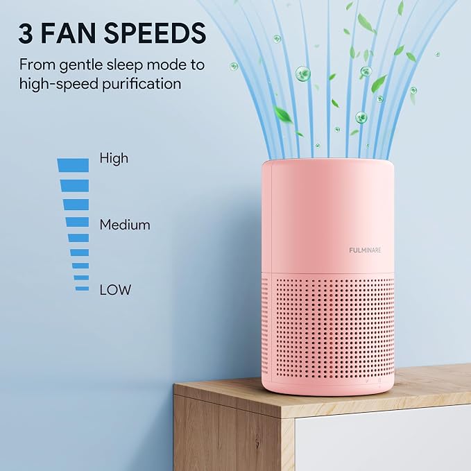 FULMINARE Air Purifiers for Bedroom H13 True HEPA Air Filter, Quiet Air Cleaner - Image 5