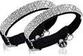 CHUKCHI Soft Velvet Safe Cat Adjustable Collar Bling Diamante by CHUKCHI