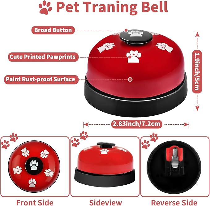 2 Pack Dog Doorbells, Pet Training Bells - Image 3