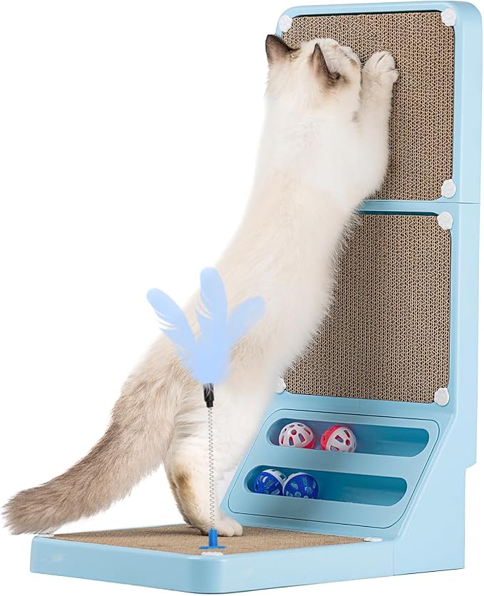 Cat Scratching Board Kitten Scratching Ball Wall Scratchers by Goosheep