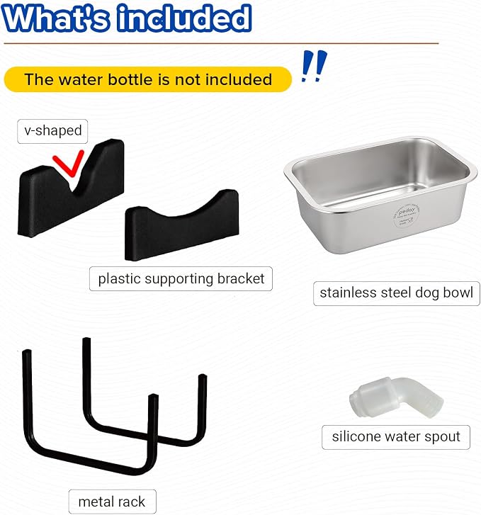 PEDAY Automatic Dog Waterer for Large & X-Large Dogs, Human Grade 18/8 - Image 2