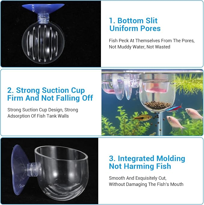 3 Pcs Aquarium Plant Holder, 2 Sizes Fish Tank Aquatic Plant Pot - Image 3