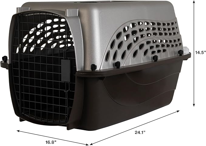 Petmate Dog Crates for Small Dogs & Cat Carriers, Two-Door Plastic Pet Kennel - Image 3