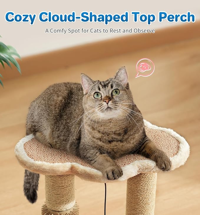 Made4Pets Cat Scratching Post, Cat Self Groomer - Image 6