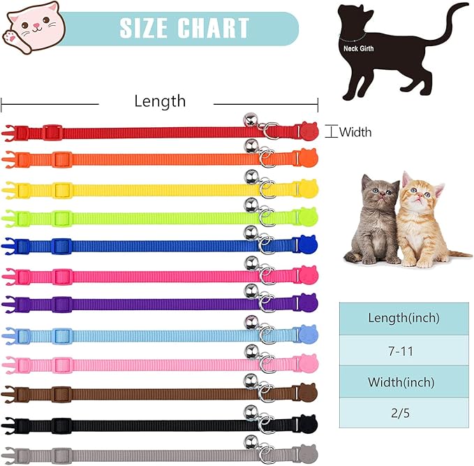 12 PCS Breakaway Cat Collars - Image 5