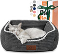 Cat Dog Bed for Pets, Rectangle Pet Bed Gift for Puppy and Kitten, Machine by Zerbuger