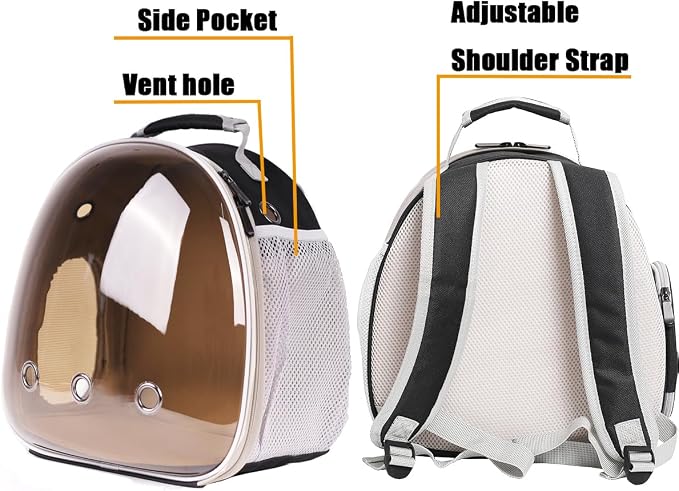 Portable Guinea Pig Backpack, Polarized Bubble Backpack - Image 3