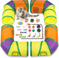 Retro Shaw 25Pcs Cat Toys with Kitten Tunnels, Interactive Kitty Toys by RetroShaw
