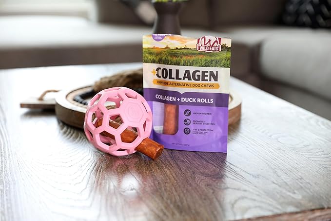 JW Pet HOL-ee Roller™, Dog Toy Puzzle Ball, Natural Rubber - Image 5
