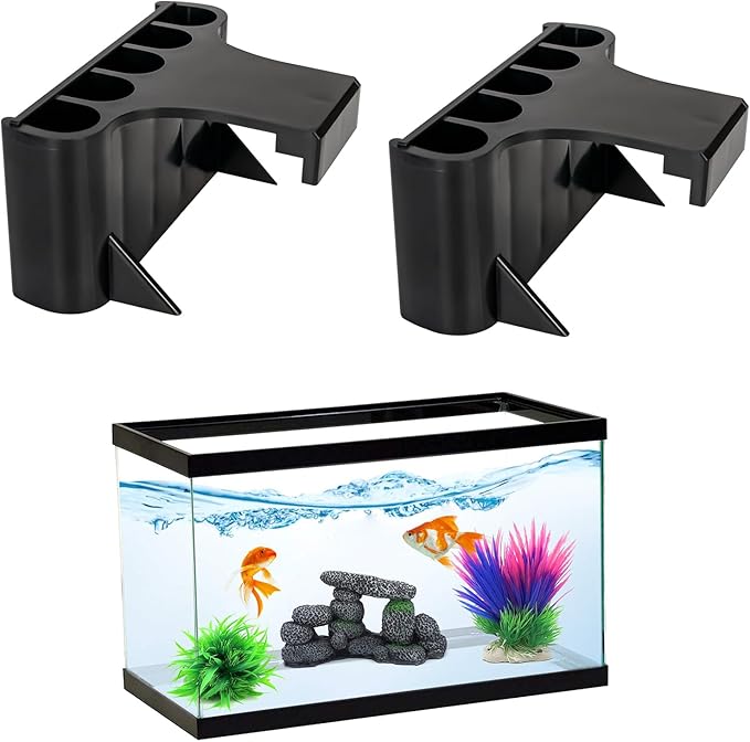 2 PCS Aquarium Plant Holder Top Hanging Fish Tank Plant Pot Aquarium Planter by GLEFLE