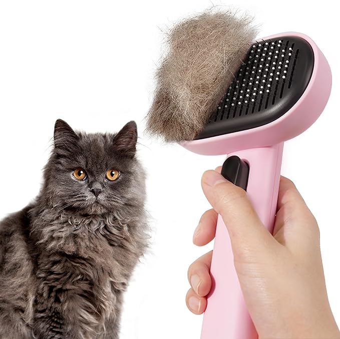 Aumuca Cat Brushes for Indoor Cats, Cat Hair Brush for Shedding, Cat Brush for by aumuca