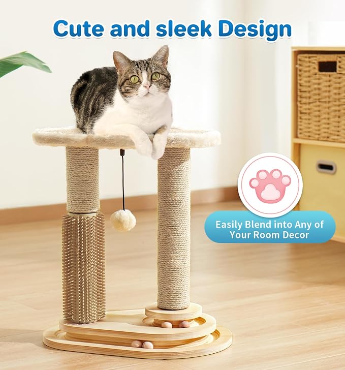 Made4Pets Cat Scratching Post, Cat Self Groomer - Image 8