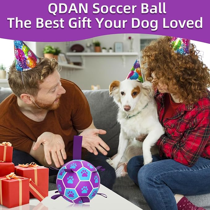 QDAN Dog Ropes Toys Soccer Ball - Image 6