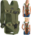 Lukovee Dog Backpack Carrier, Legs Out Easy-fit Dog Front Carrier by Lukovee