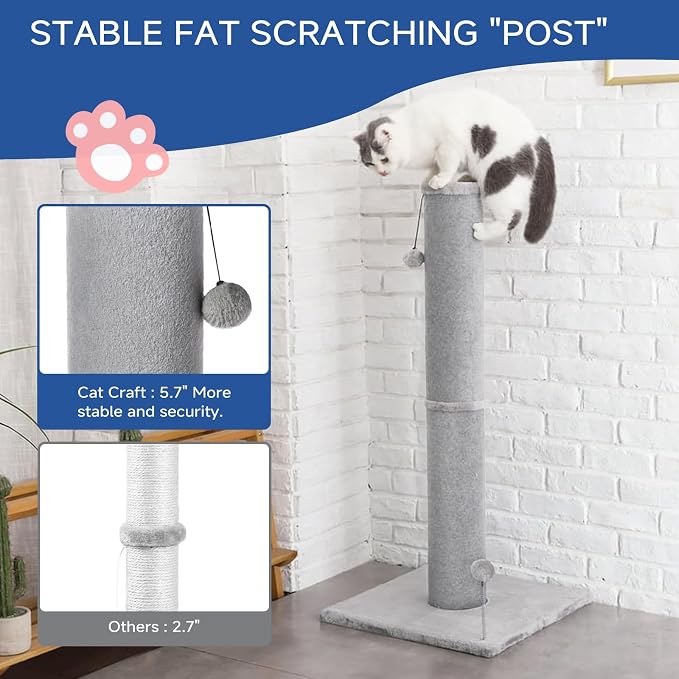 Cat Scratching Post Carpet Scratching Post 41" - Image 4