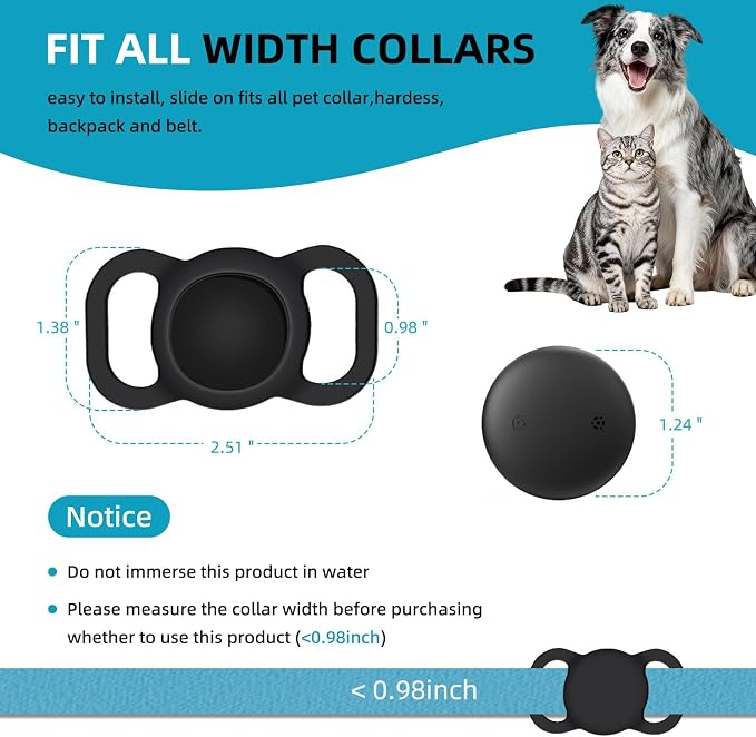 Google Android GPS Dog Collar, Mini Dog GPS Tracker, Smart Pet Activity Tracker - Image 6