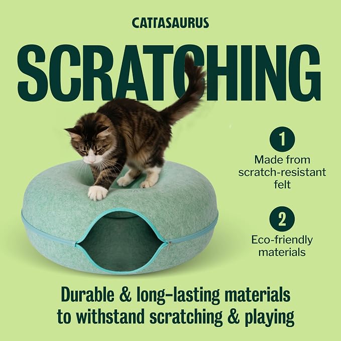 Cattasaurus Peekaboo Cat Cave, Extra Spacious - Image 2