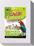 TORTO9 Cage Liner Sheets for Birds – 120 Pack, 11 x 17 in, 1.5 lb | Acid-Free & by TTORTO9