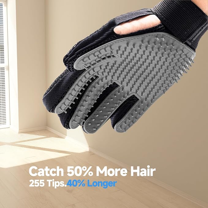 Pet Hair Removal Glove for Dogs & Cats, Bathing and Washing, Safe for - Image 4