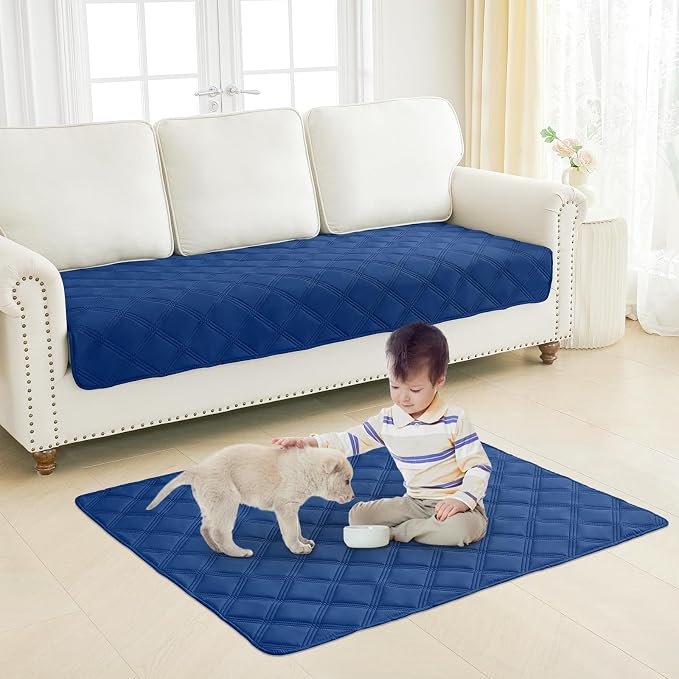 Smiry Waterproof Dog Bed Cover Blanket 82x82, Soft Reversible Pet Blanket - Image 7