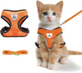 shudyear Summer cat Chest Harness and Leash, Anti-Escape Adjustable Soft mesh by Shudyear
