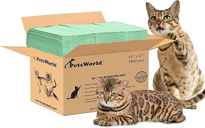 PetsWorld Universal Fit Multi-Cat Pad Refills by PETSWORLDsupplyforpets