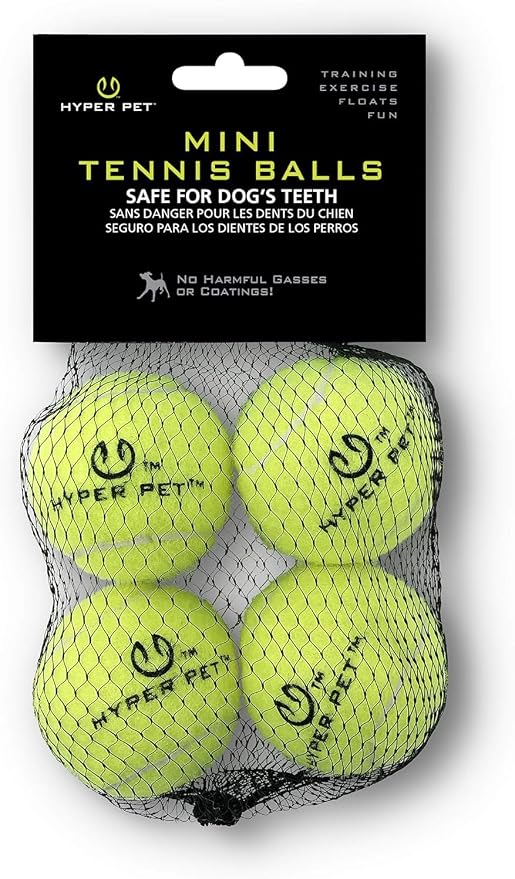 Hyper Pet MINI Tennis Balls for Dogs, Safe Dog Ball for Exercise & Training by HyperPet