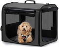 Dog Car Carrier Light Weight, 24×17.7×20.5in Dog Carrier by pecute