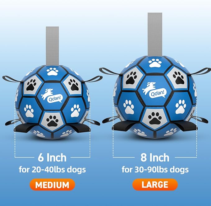QDAN Dog Balls Toys, Soccer Ball - Image 9