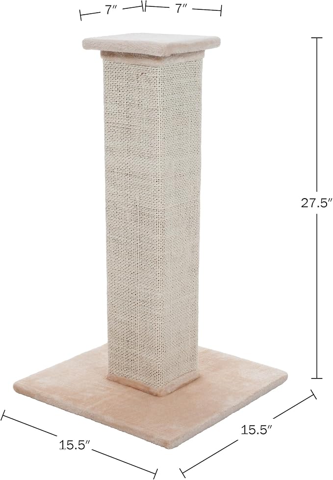 Cat Scratching Post with Carpeted Base - Image 6