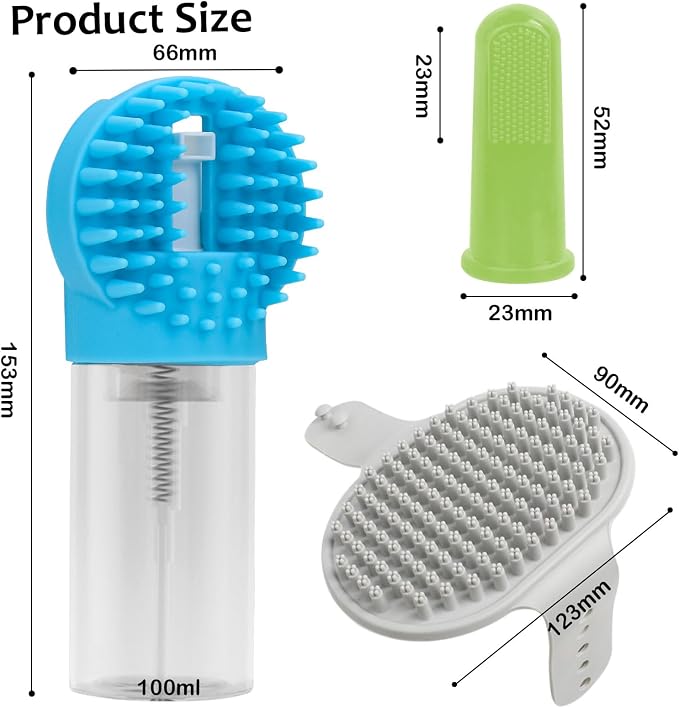 ELEGX Pet Grooming Bath Massage Brush - Image 2