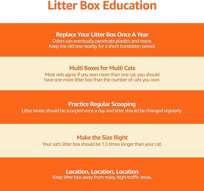 Amazon Basics Large Cat Litter Box - Image 7