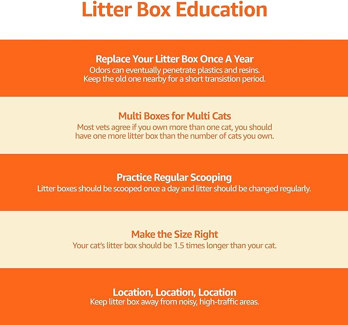 Amazon Basics Large Cat Litter Box - Image 13