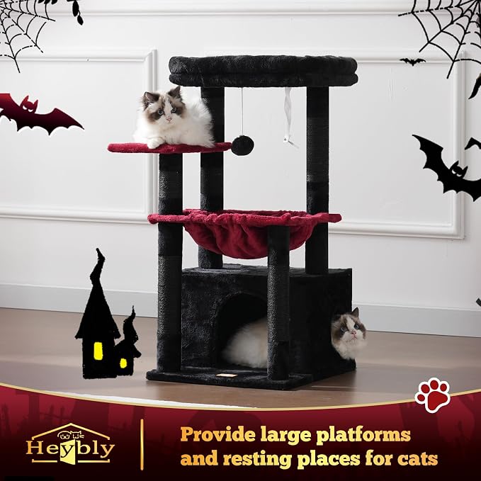 Heybly Cat Tree, Kitten Tower - Image 2