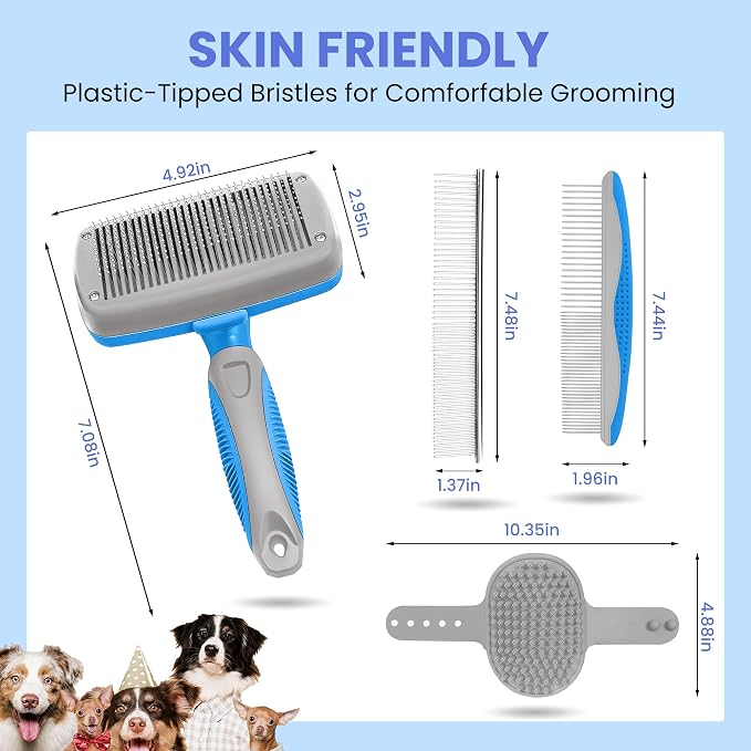 Self Cleaning Shedding Brush - Image 6