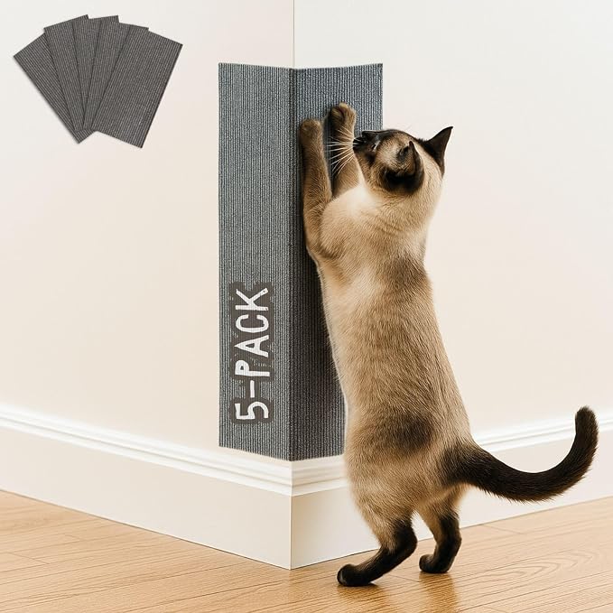 Cat Scratch Mat, 23.6’’ x 11.8’’ Cat Wall Corner Scratcher, Versatile by 2ME