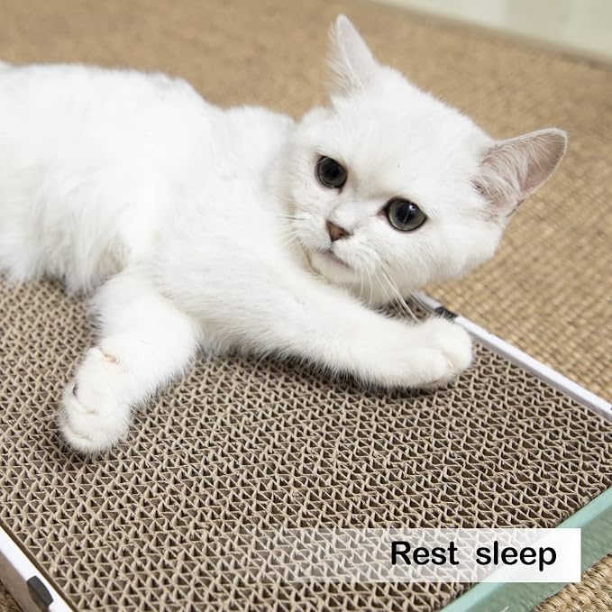 PAWSFANS Cat Scratcher Cardboard Scratch Pad - Image 7